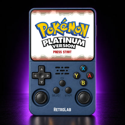 Charcoal RetroLab console displaying Pokémon Platinum